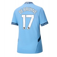 Fotbalové Dres Manchester City Kevin De Bruyne #17 Dámské Domácí 2024-25 Krátký Rukáv